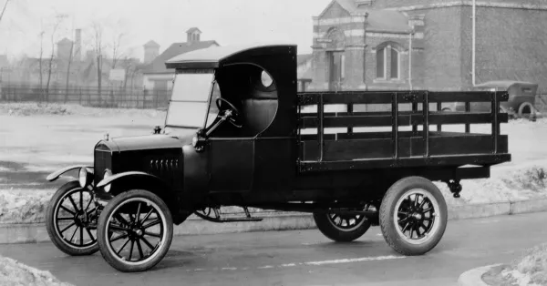 vintage Ford trucks