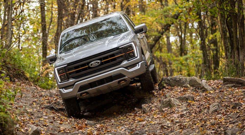 Ford truck off-roading