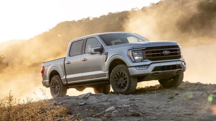 Ford truck off-roading