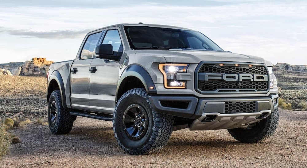 Ford trucks in action
